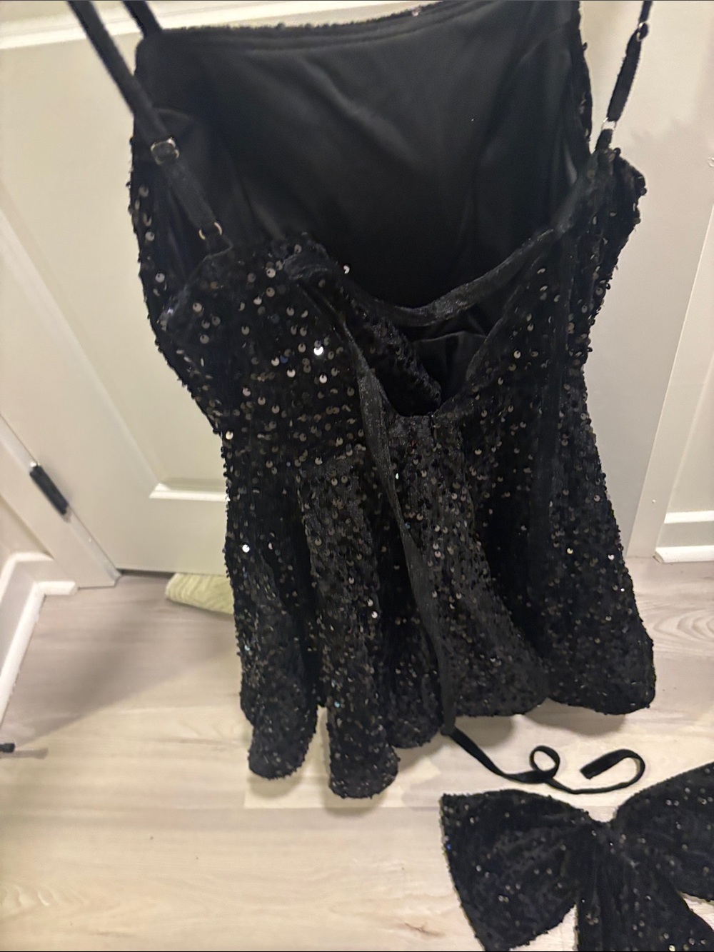 Amazon Black Sequin Party Dress